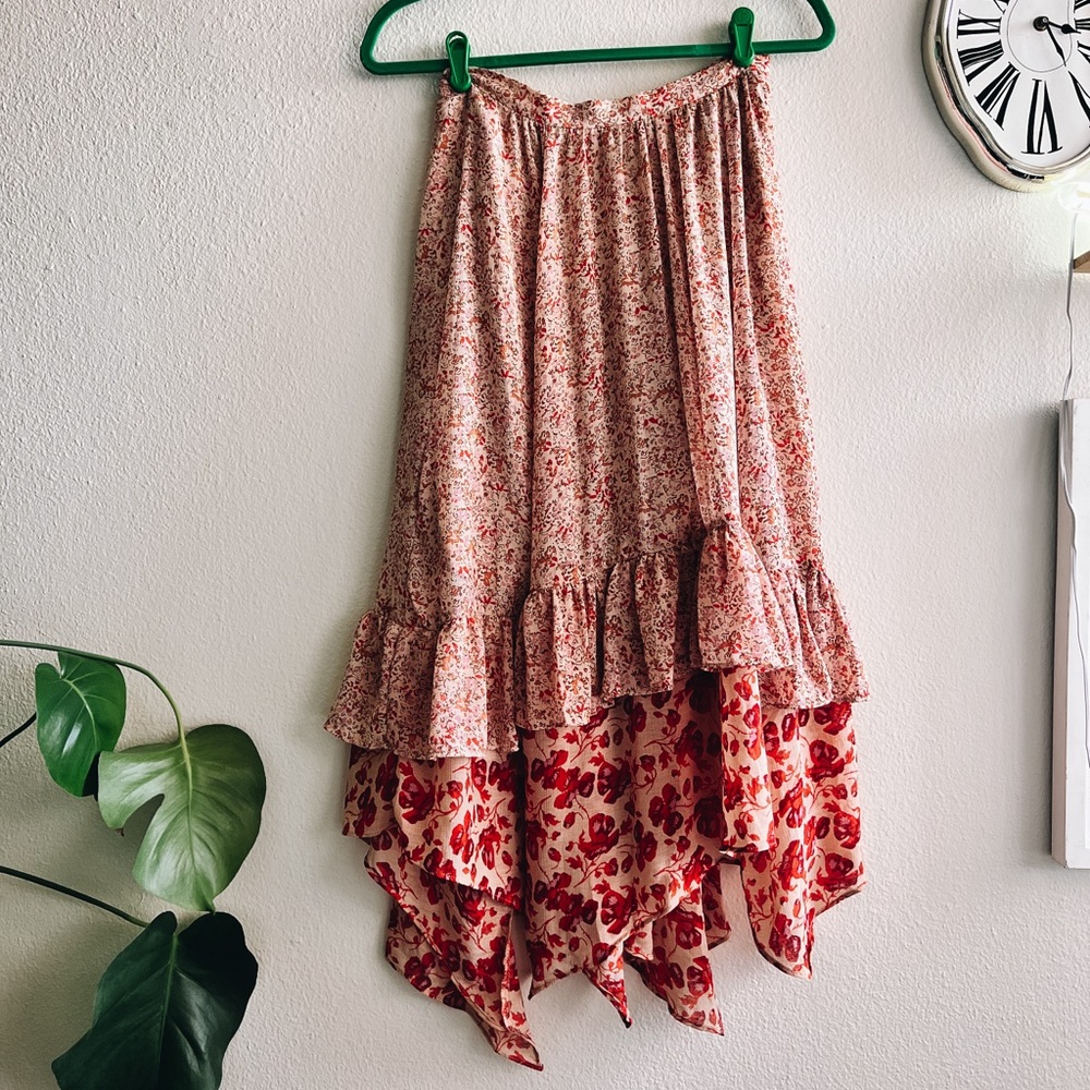 Free people floral skirt